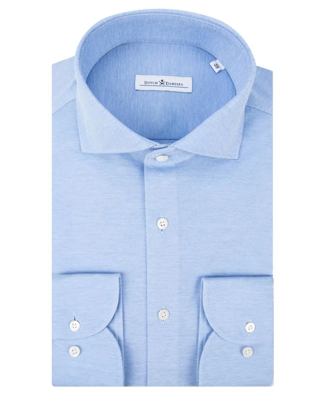 Dutch Dandies Knitted Slim Fit Overhemd LM