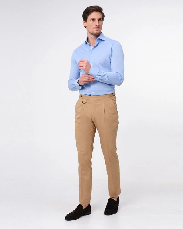 Dutch Dandies Knitted Slim Fit Overhemd LM - Afbeelding 4