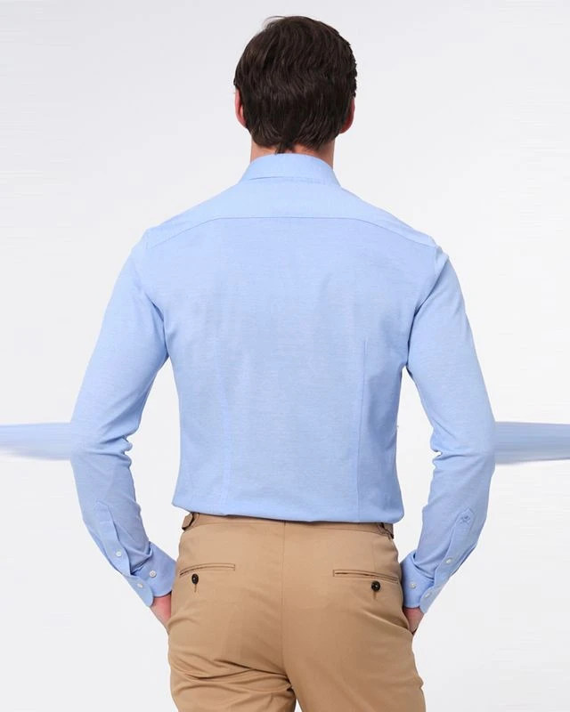 Dutch Dandies Knitted Slim Fit Overhemd LM - Afbeelding 5