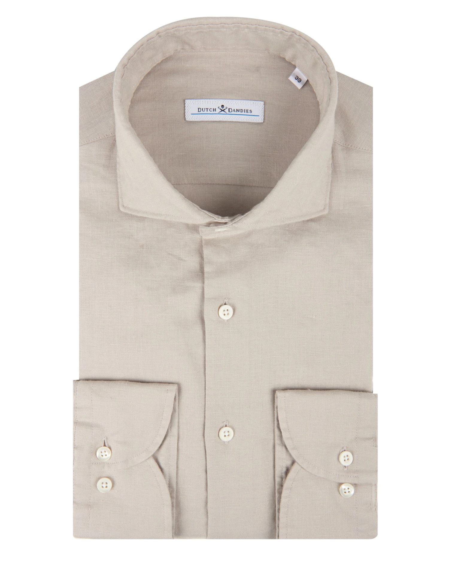 Dutch Dandies Linnen Overhemd LM - Afbeelding 2