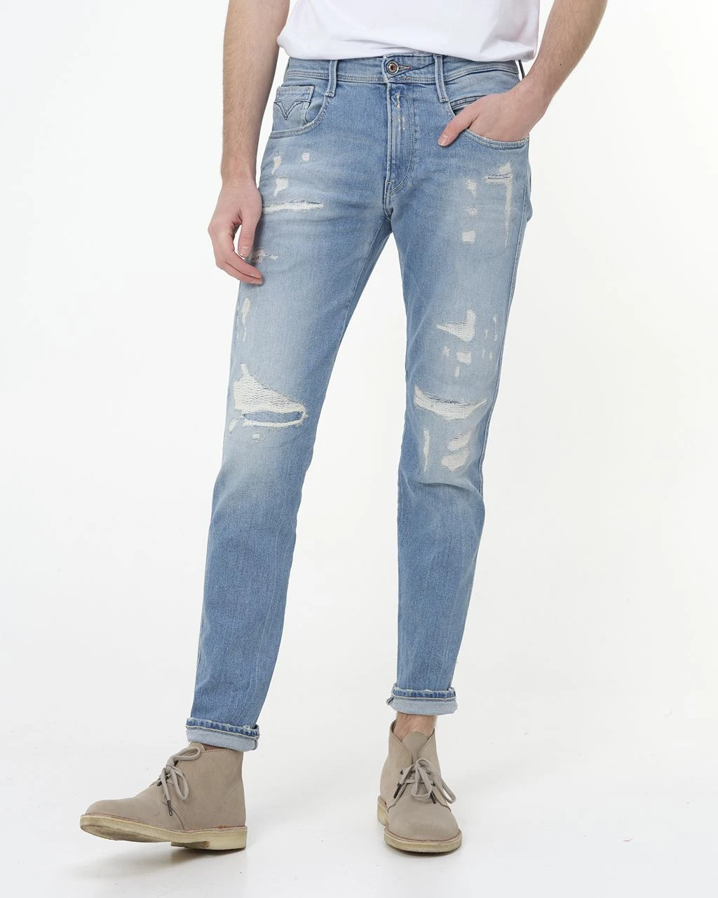Replay Anbass Aged Jeans - Afbeelding 2