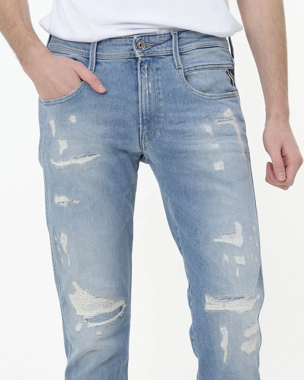 Replay Anbass Aged Jeans - Afbeelding 3