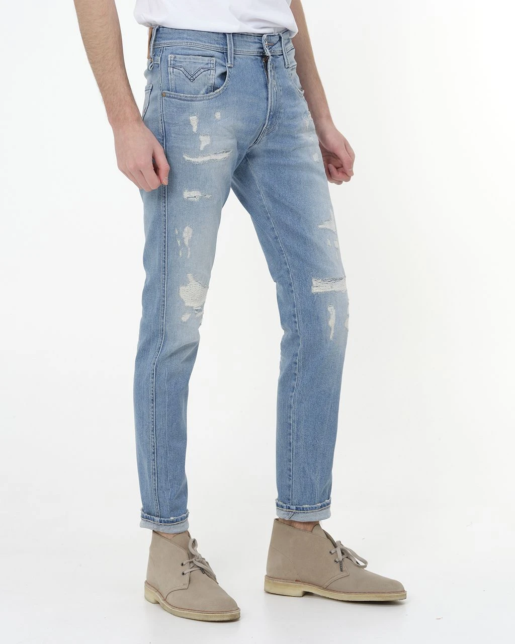 Replay Anbass Aged Jeans - Afbeelding 4