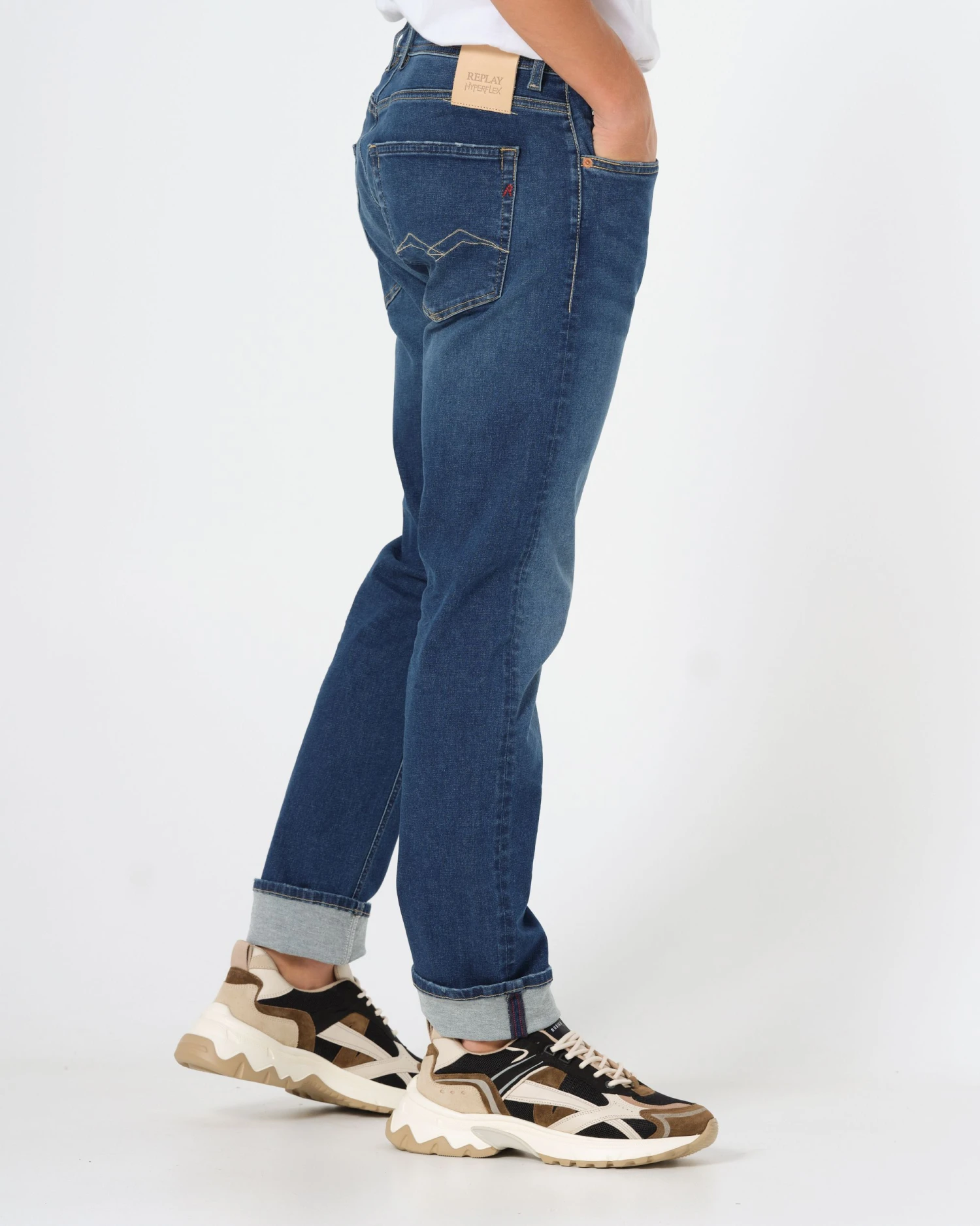 Replay Grover Hyperflex Re-used Jeans - Afbeelding 5